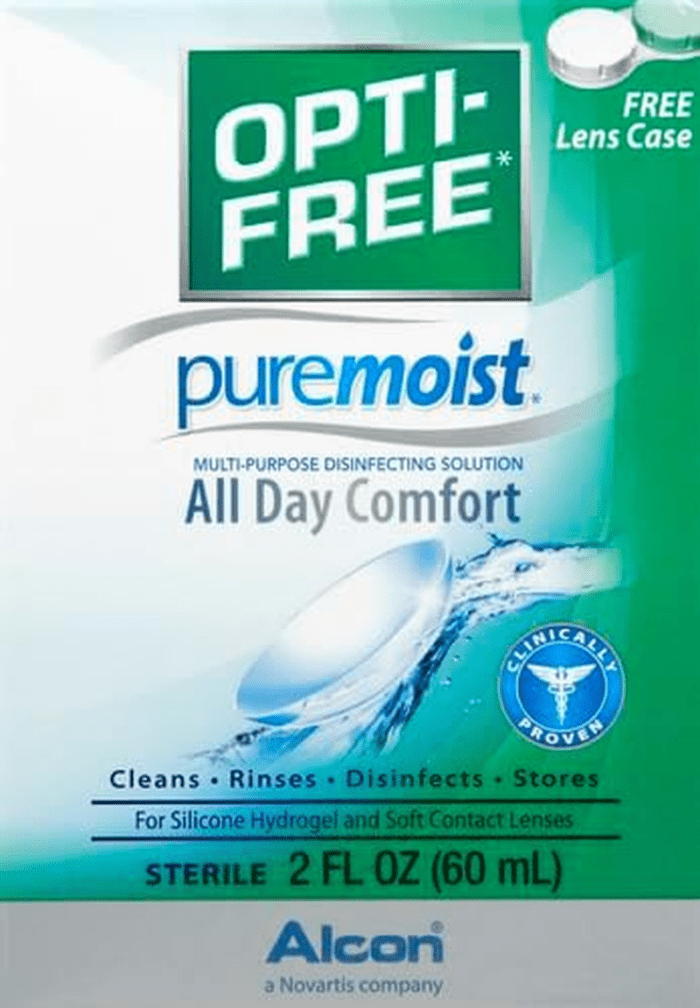 Puremoist Multi-Purpose Contact Lens Cleaning and Disinfecting Solution with Lens Case, 2 Fl Oz (Pack of 1) - Image 2