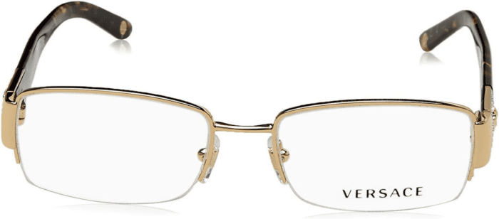 VE 1175B Eyeglasses W/Gold Frame and Non- 53 Mm Diameter Lenses, - Image 2