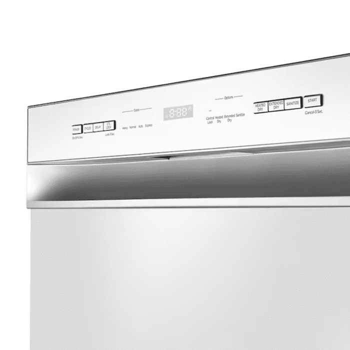 24-In Front Control Built-In Dishwasher (White) ENERGY STAR, 52-Dba Standard Sound Level - Image 8