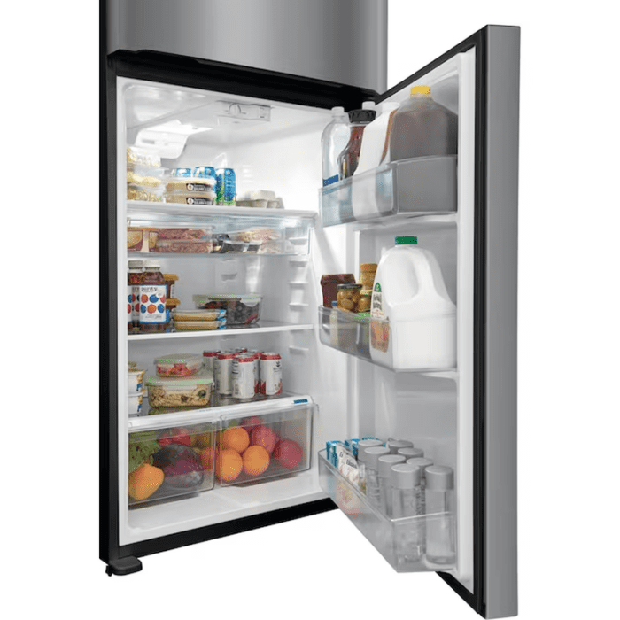 20-Cu Ft Top-Freezer Refrigerator (Fingerprint Resistant Stainless Steel) Garage Ready - Image 4