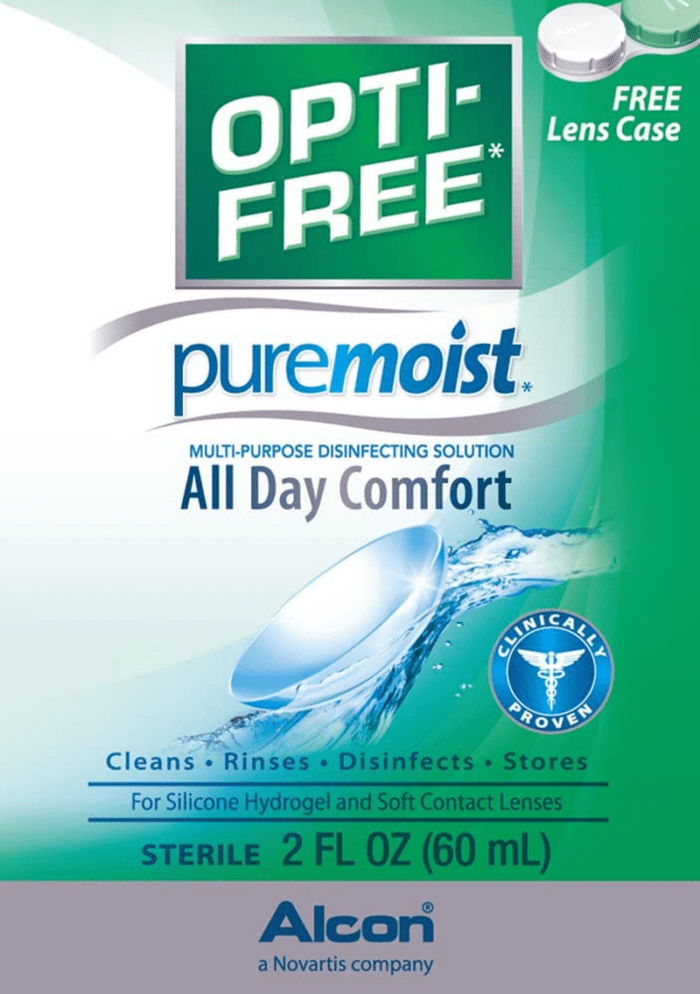 Puremoist Multi-Purpose Contact Lens Cleaning and Disinfecting Solution with Lens Case, 2 Fl Oz (Pack of 1) - Image 4