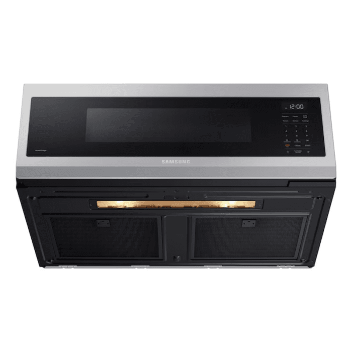 Smart SLIM 1.1-Cu Ft 1100-Watt Low Profile 29.88-In Over-The-Range Microwave (Fingerprint Resistant Stainless Steel) - Image 5