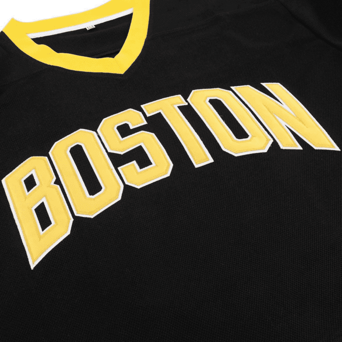 Boston Happy Gilmore #18 Adam Sandler 1996 Movie Ice Hockey Jersey Stitched Letters and Numbers S-XXXL - Image 3