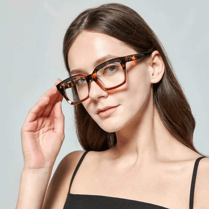 Classic Thick Square Frame Clear Lens Glasses for Women Men Non Prescription Eyeglasses - Image 3