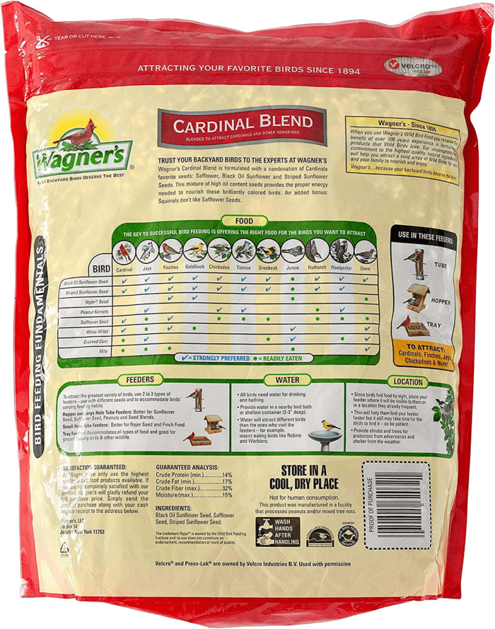 62032 Cardinal Blend Wild Bird Food, 6-Pound Bag - Image 2