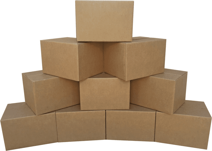 Cardboard Shipping and Packing Moving Boxes, 10 Pack, Medium, Brown, 18" X 14" X 12" - Image 2