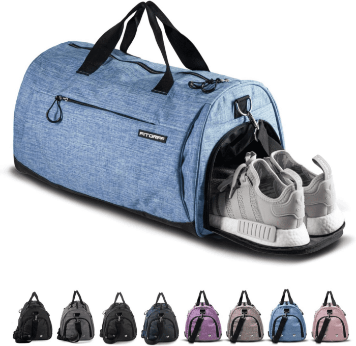 ® Gym Bag for Men & Women with Shoe & Wet Compartment - Duffle Bag for Travel, Sports, Fitness & Workout