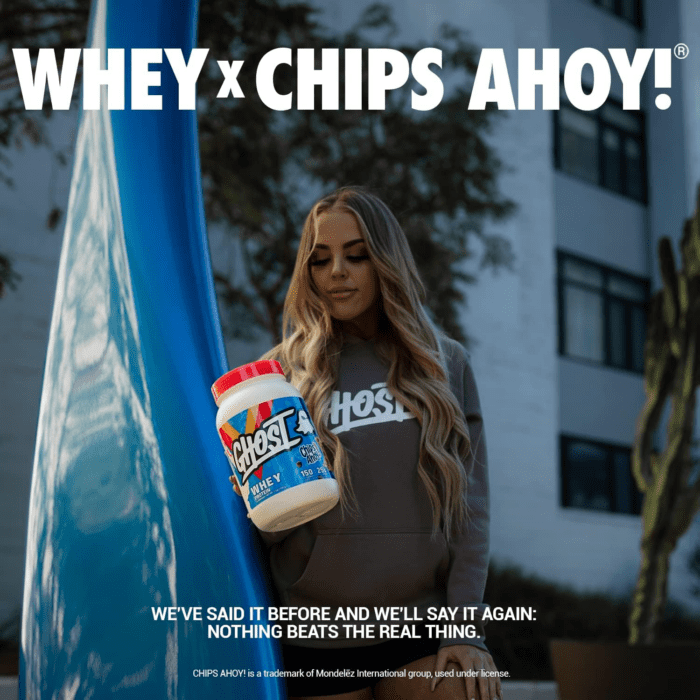 Whey Protein Powder, Chips Ahoy - 2LB Tub, 25G of Protein - Chocolate Chip Cookie Flavored Isolate, Concentrate & Hydrolyzed Whey Protein Blend - Image 2