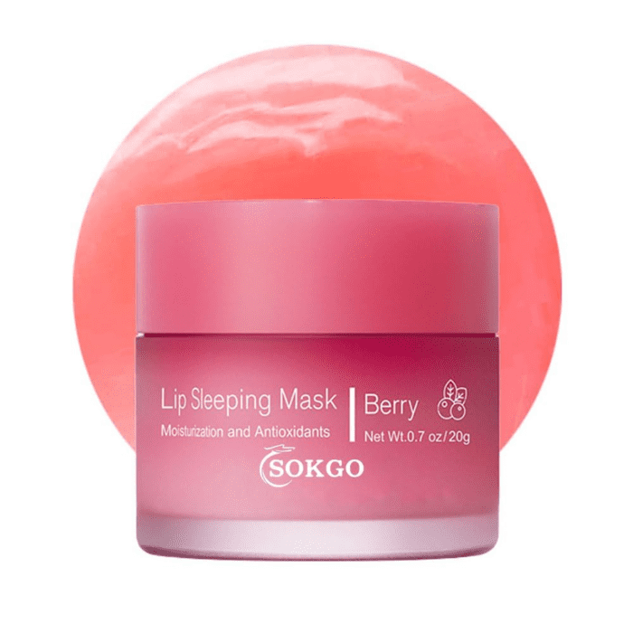 Sleeping Lip Mask, Nourish & Hydrate Lip Mask with Vitamin C, Antioxidants, Lip Balm, Lip Skin Care, Improve Lip Color, Reduce Lip Lines - Image 8