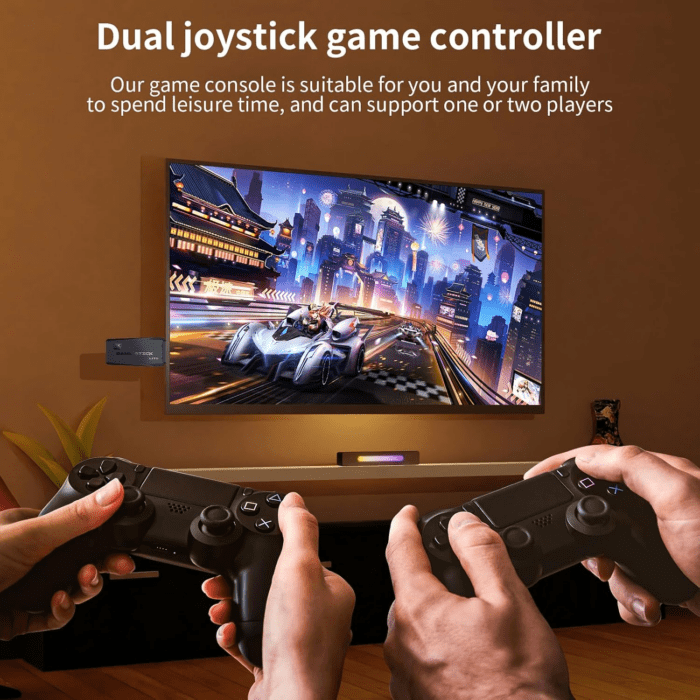 Wireless Retro Handheld Game Console, Retro Game Console, Built-In 20,000+ Plug-And-Play Retro Video Games, Equipped with 9 Classic Simulators, 4K HD HDMI Output and Dual 2.4G Wireless Controller - Image 3