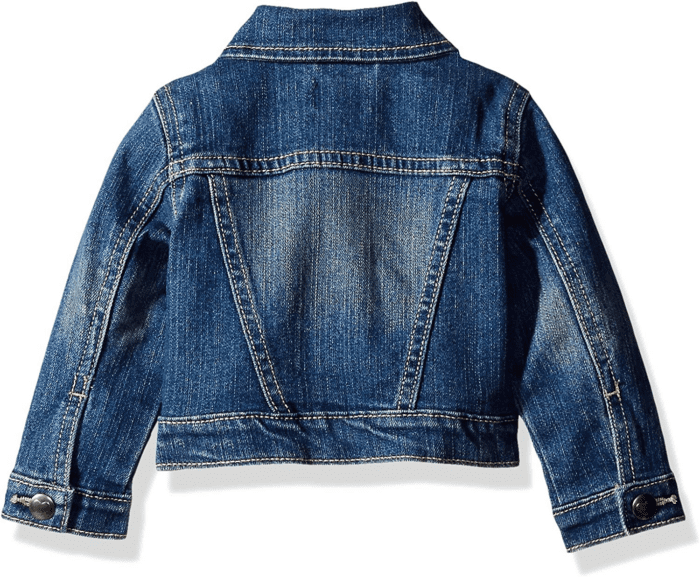 Baby Toddler Girls Basic Denim Jacket - Image 2