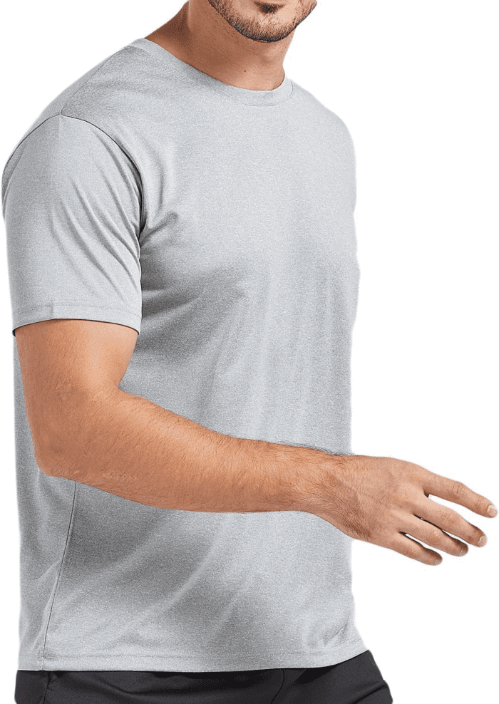 5 Pack Men'S Dry Fit T Shirts, Athletic Running Gym Workout Short Sleeve Tee Shirts for Men - Image 4