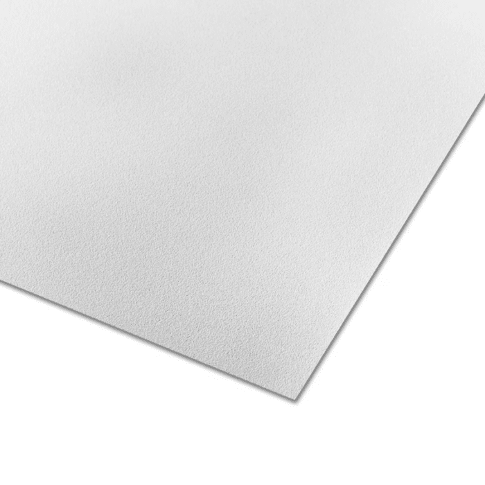 48-In X 96-In Embossed White Matte Plastic Wall Panel