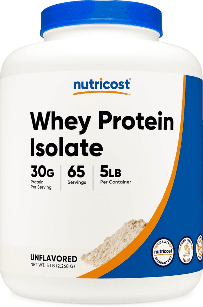 Whey Protein Isolate (Unflavored) 5LBS