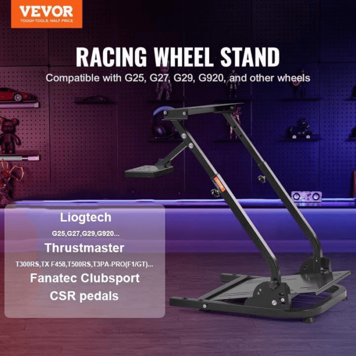 G920 Racing Steering Wheel Stand Shifter Mount Fit for Mainstream Brands Gaming Wheel Stand Wheel Pedals NOT Included Racing Wheel Stand - Image 2