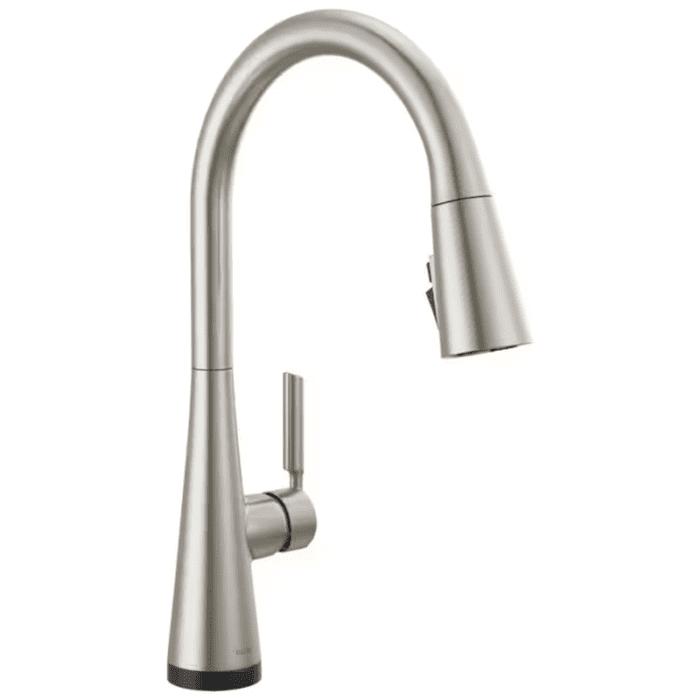 Kylo Touch2O Stainless Steel Single Handle Touch-On Pull-Down Kitchen Faucet with Sprayer (Deck Plate Included) - Image 2