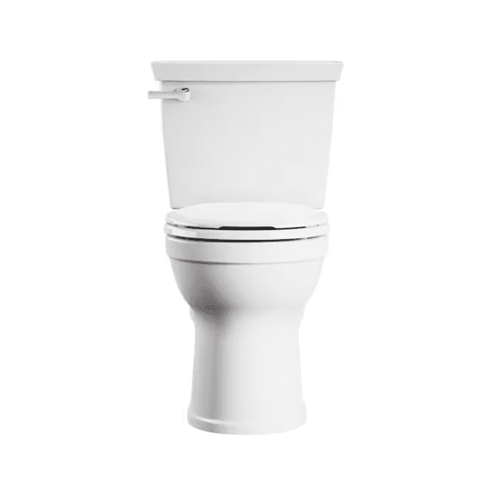 Champion White round Chair Height Soft Close 2-Piece Toilet 12-In Rough-In 1.6 GPF