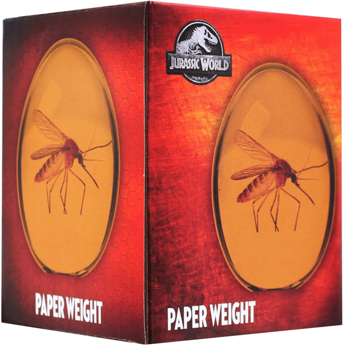 Jurassic Park Mosquito in Amber Resin Prop Replica | Official Jurassic Park Collectible Paper Weight | Measures 3 Inches Tall - Image 3