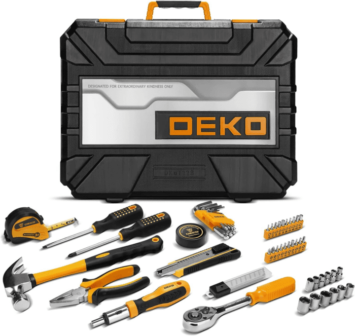 228 Piece Socket Wrench Auto Repair Tool Combination Package Mixed Tool Set Hand Tool Kit with Plastic Toolbox Storage Case - Image 6