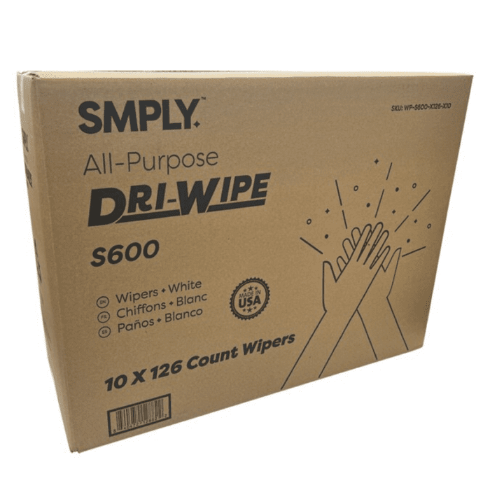 SMPLY All Purpose Dri-Wipe S600 10-Pack Non-Woven Fiber Cloth - Image 3