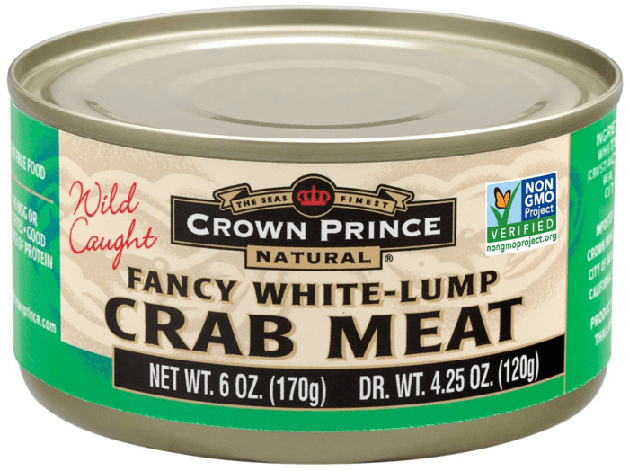 Natural Fancy White-Lump Crab Meat, 6-Ounce Cans (Pack of 12)