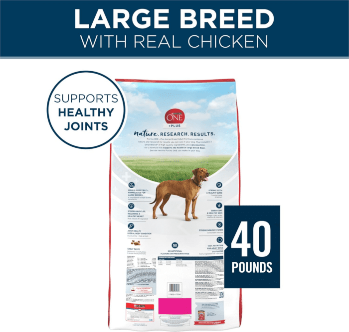 plus Large Breed Adult Dog Food Dry Formula - 40 Lb. Bag - Image 6