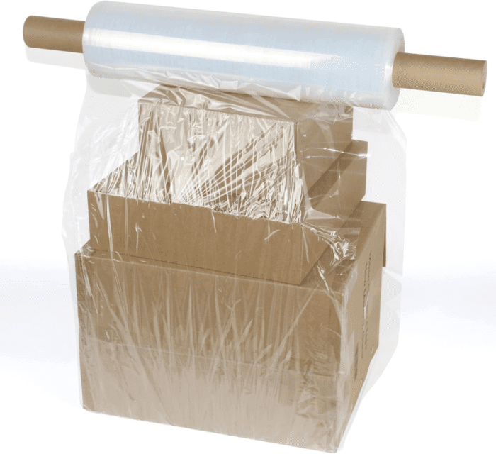 Stretch Film Wrap - Industrial Clear Plastic Stretch Wrap 1000 Feet 80 Gauge 4 Packs with Handle, Pallet Wrap for Packing, Moving Supplies, Packing Wrap Plastic Roll 15 Inches - Image 4