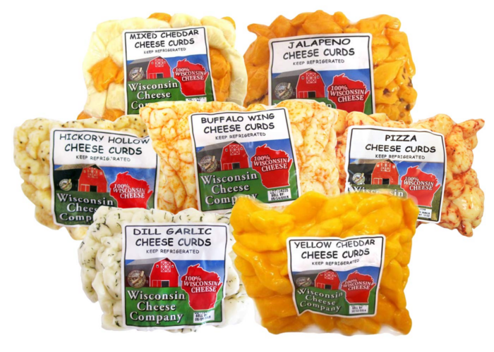 - Wisconsin Classic Cheese Curd Variety Sampler Gift Basket- (Pack of 7) Birthday, Anniversary or Father'S Day Cheese Gift to Send.