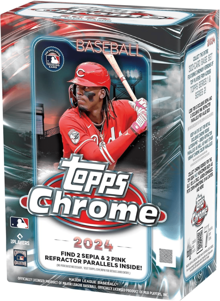 2024  Chrome Baseball Factory Sealed Value Box - Baseball Wax Packs