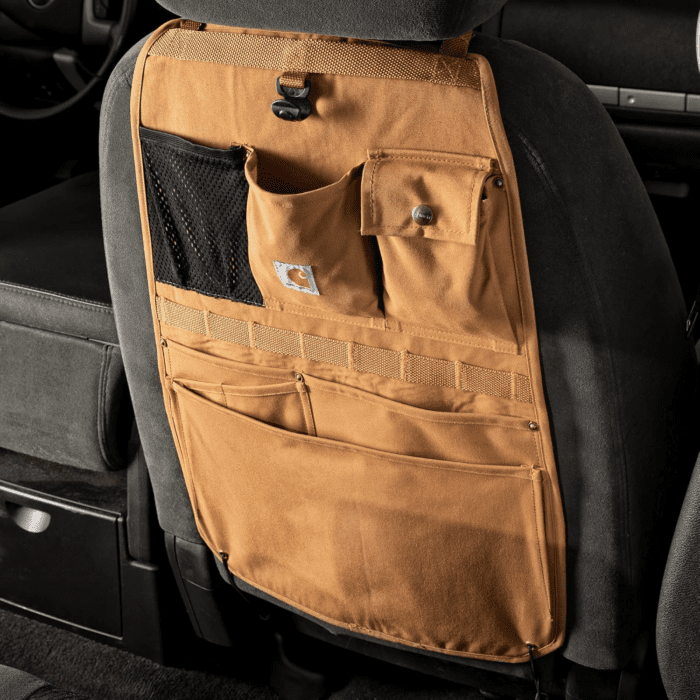 Universal Nylon Duck Seat Back Organizer, Gravel - Image 6