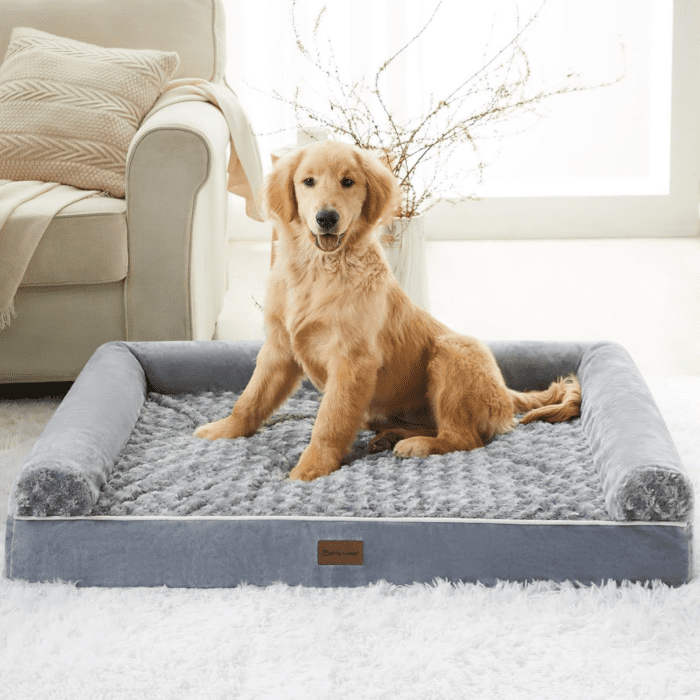 Dog Beds for Large Dogs, Orthopedic Dog Bed for Medium Large Dogs,Big Waterproof Couch Dog Pet Bed with Removable Washable Cover - Image 7