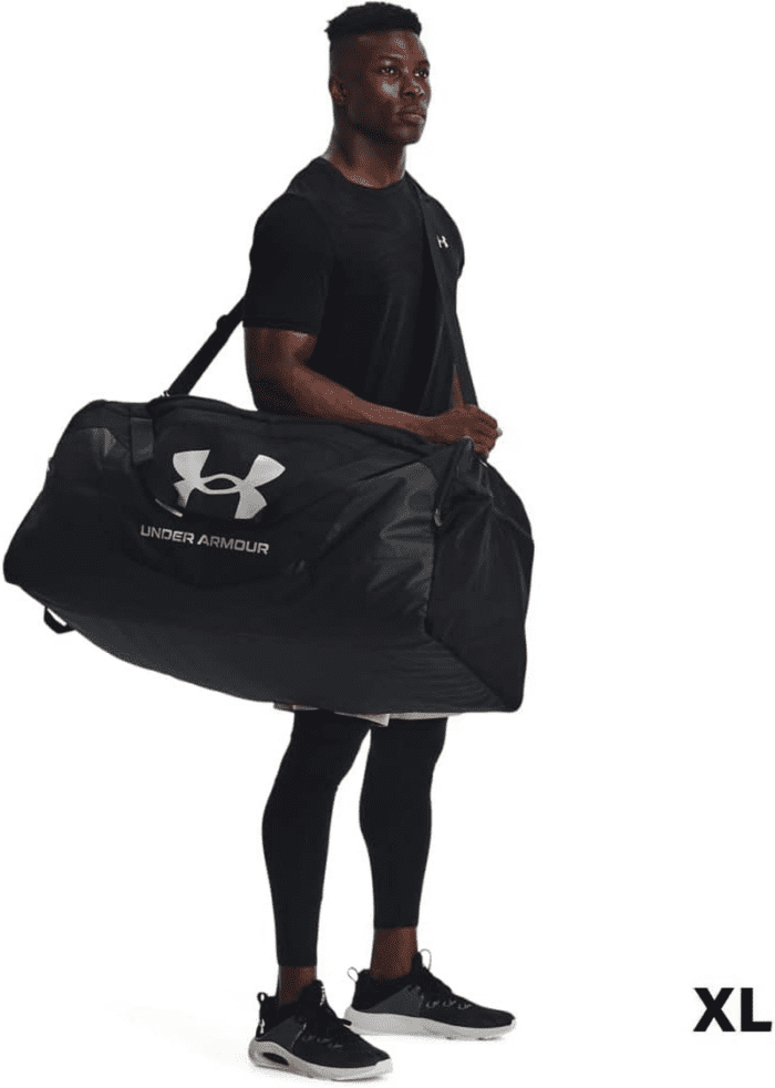 Unisex-Adult Undeniable 5.0 Duffle-Large , Black (001)/Metallic Silver , One Size Fits Most - Image 2