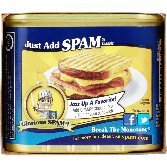 Classic Canned Meat, 12 Ounce (2 Pack), Fully Cooked Pork & Ham, 7G Protein per Serving, 0G Trans Fat, Low Carb, Keto-Friendly, Gluten Free, Easy Open Can, Perfect for Sandwiches & Breakfast - Image 2