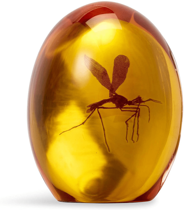 Jurassic Park Mosquito in Amber Resin Prop Replica | Official Jurassic Park Collectible Paper Weight | Measures 3 Inches Tall - Image 2