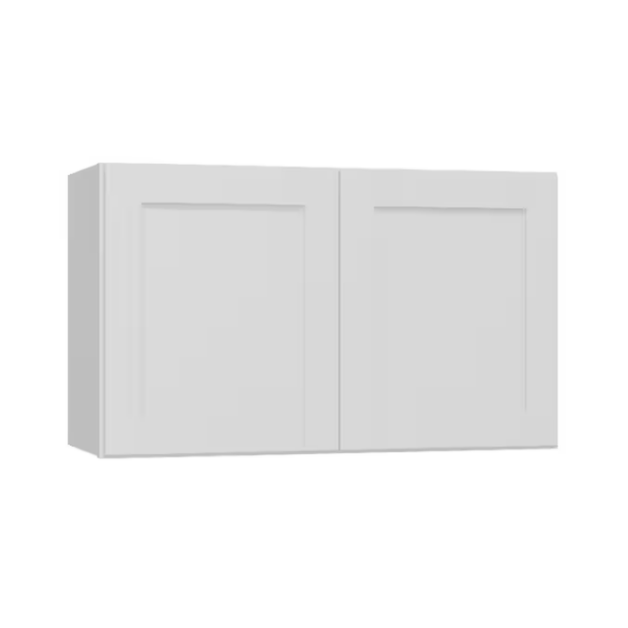 Arcadia 30-In W X 30-In H X 12-In D White Wall Fully Assembled Cabinet (Recessed Panel Shaker Door Style) - Image 18