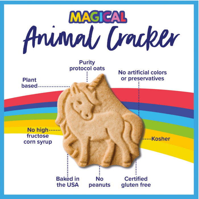 Goodie Girl, Magical Gluten Free Animal Crackers Snack Packs | Gluten Free, Peanut Free, Dairy Free, Egg Free | 120 Calories Each (Pack of 10) - Image 3