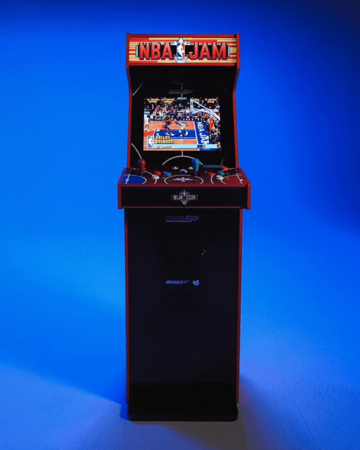 NBA Jam Deluxe 2-Player Control Panel Arcade Machine, Built for Your Home, 5 Foot Tall Cabinet with 3 Classic Games - Image 9