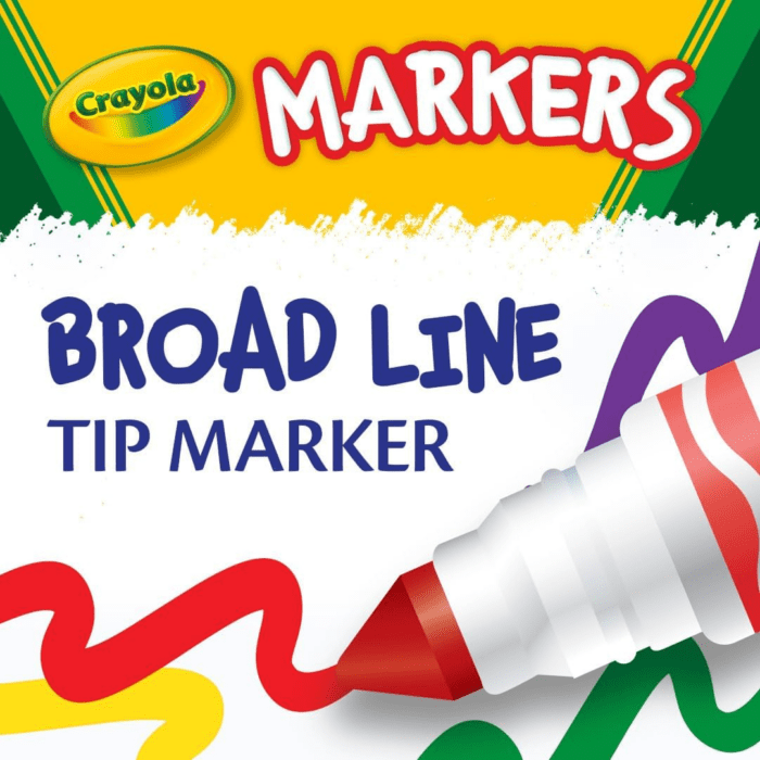 Broad Line Markers Classpack (256 Ct), Bulk School Supplies for Teachers, Kids Markers for School, Classroom Must Have - Image 5