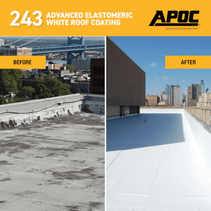 243 4.75-Gallon White Elastomeric Reflective Roof Coating (10-Year Limited Warranty) - Image 6