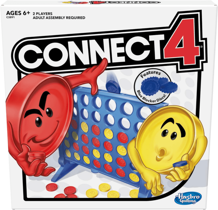 Connect 4 Strategy Board Game for Kids | 2 Players for Boys & Girls | Ages 6+ (Amazon Exclusive)