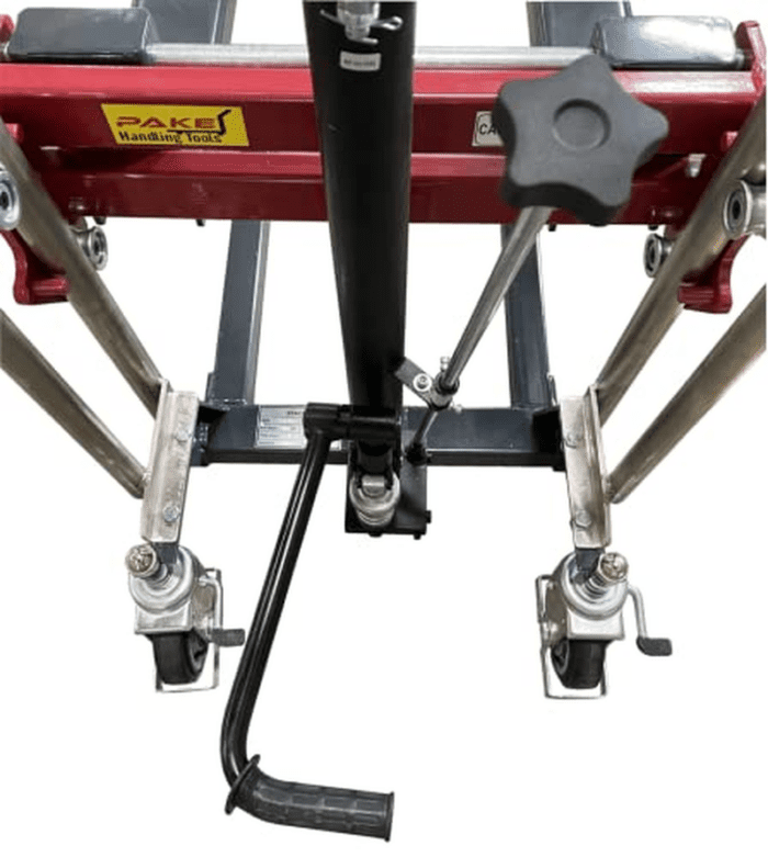 Fork Type Manual Stacker - Affordable and Easily 59” Lift - 880 Lbs Capacity for Short Skid/Boxes, - Image 6