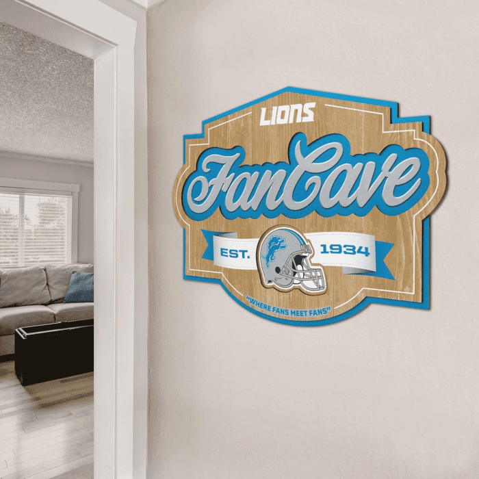 NFL Fan Cave Sign - Image 3