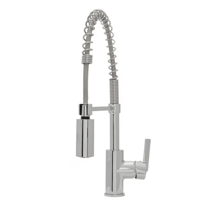 Flynt Stainless Steel Single Handle Pull-Down Kitchen Faucet with Sprayer (Deck Plate Included) - Image 32