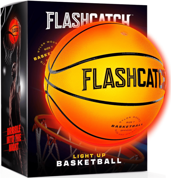 Light up Basketball - Glow in the Dark Basketball - Sports Gear Accessories Gifts for Boys 8-15+ Year Old - Kids, Teens Gift Ideas - Cool Teen Boy Toys Ages 8 9 10 11 12 13 14 15 Age Outdoor Teenage