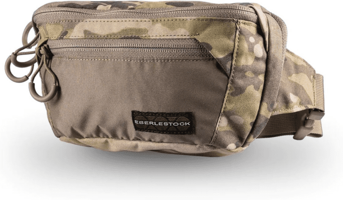 Bando Bag - Tactical Men'S Fanny Pack W/Adjustable Waist Belt, Zippered Pockets, Compact Lightweight Belt Bag, Everyday Hip Pouch for Travel Outdoor Running Hunting, Multicam