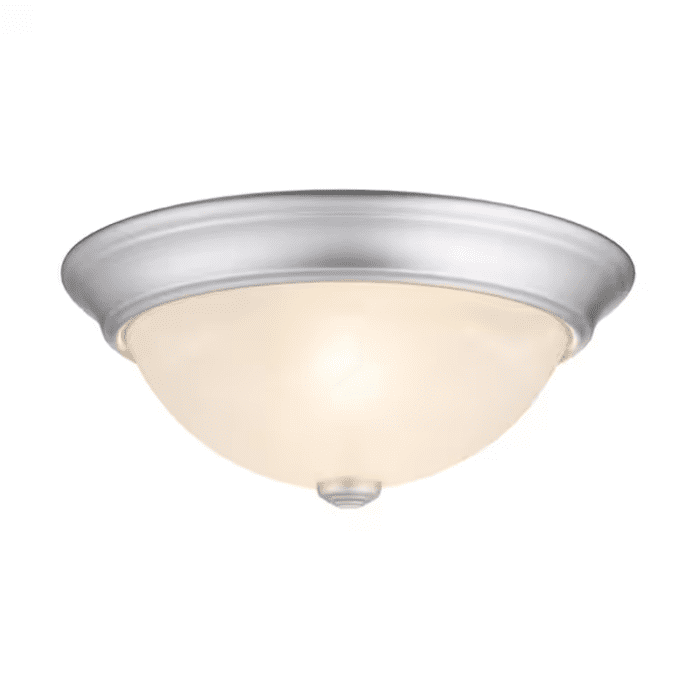 2-Light 13-In Brushed Nickel Led, Flush Mount Light - Image 9