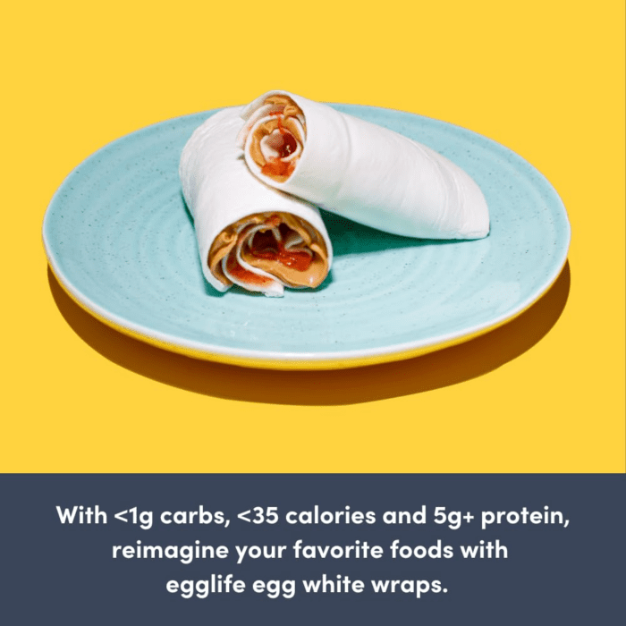 Original Style Egg White Wraps - No Flour, Cage Free Eggs - Gluten Free, Dairy Free, Sugar Free - Keto and Paleo Friendly, 6 Count - Image 5