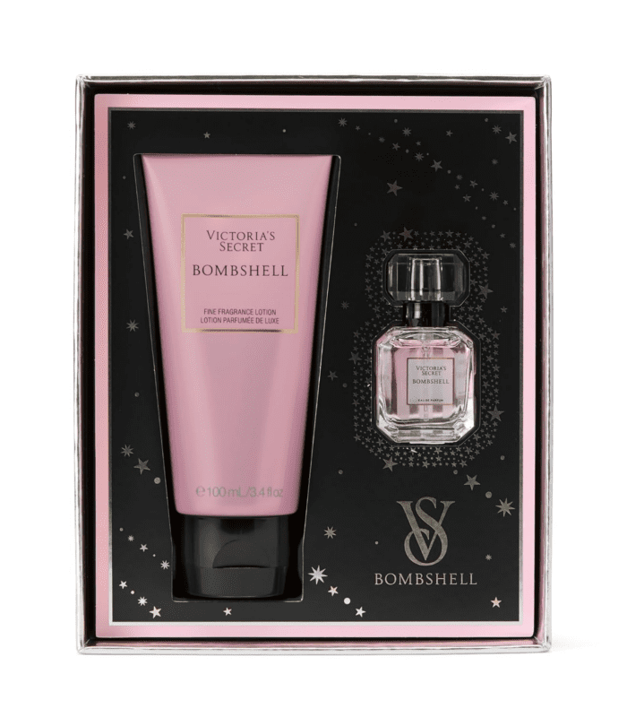 Bombshell Mini Fragrance Duo Gift Set, Mini Eau De Parfum & Travel Lotion, Gift Set for Women