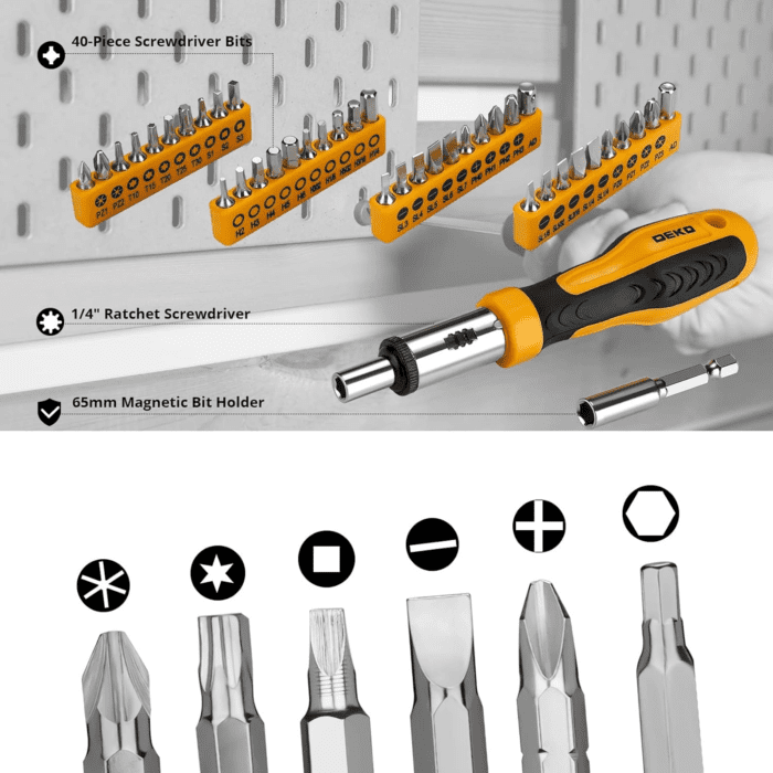 228 Piece Socket Wrench Auto Repair Tool Combination Package Mixed Tool Set Hand Tool Kit with Plastic Toolbox Storage Case - Image 4