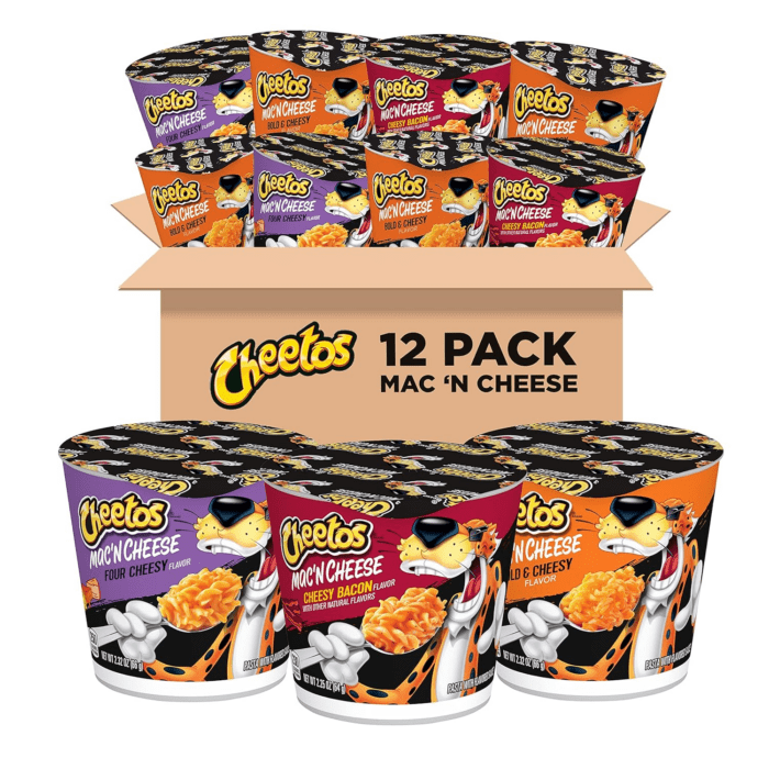 Mac & Cheese Cups, 3 Flavor Variety Pack, (Pack of 12)